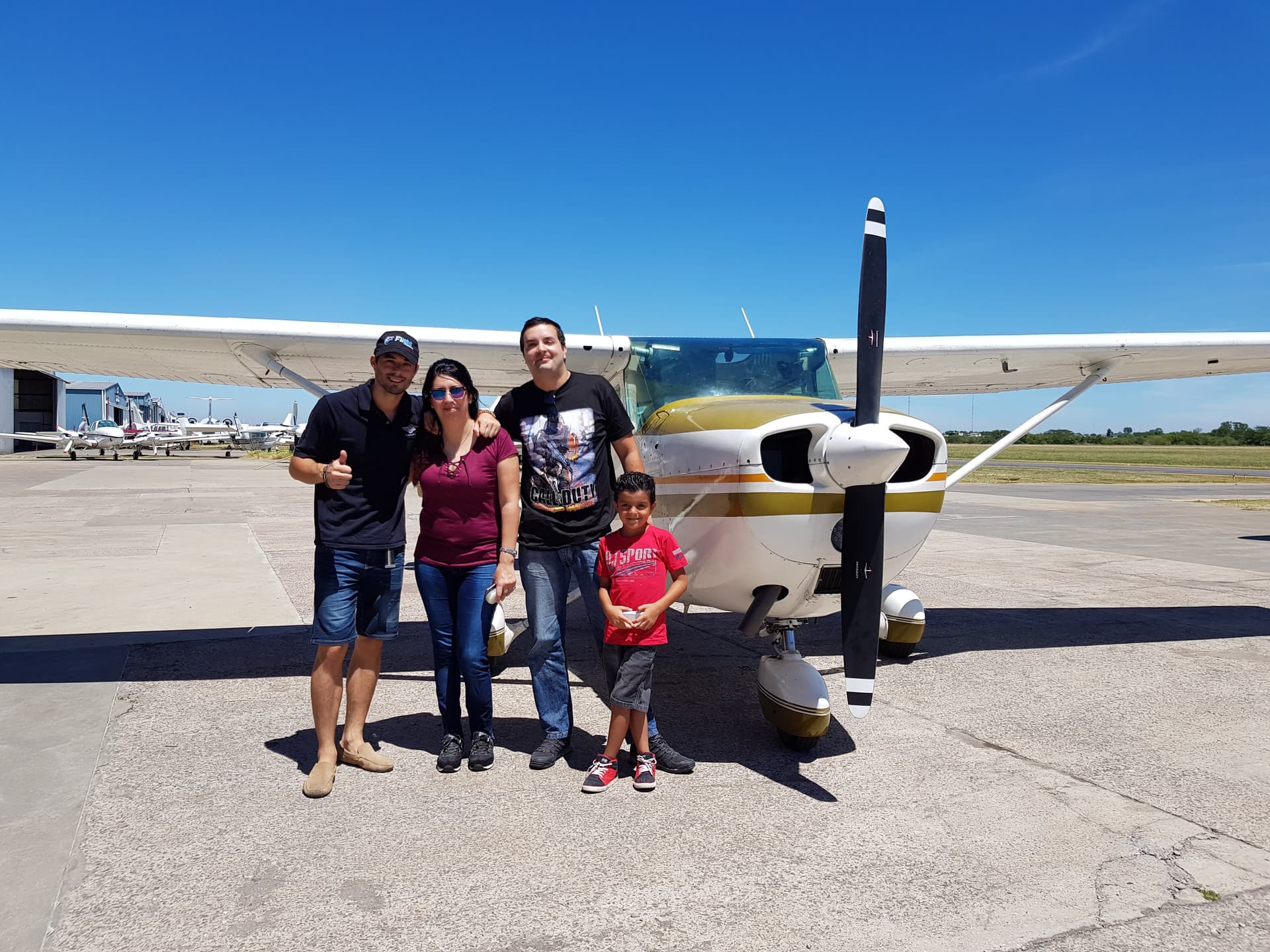 Juli, Benjamin y Matias